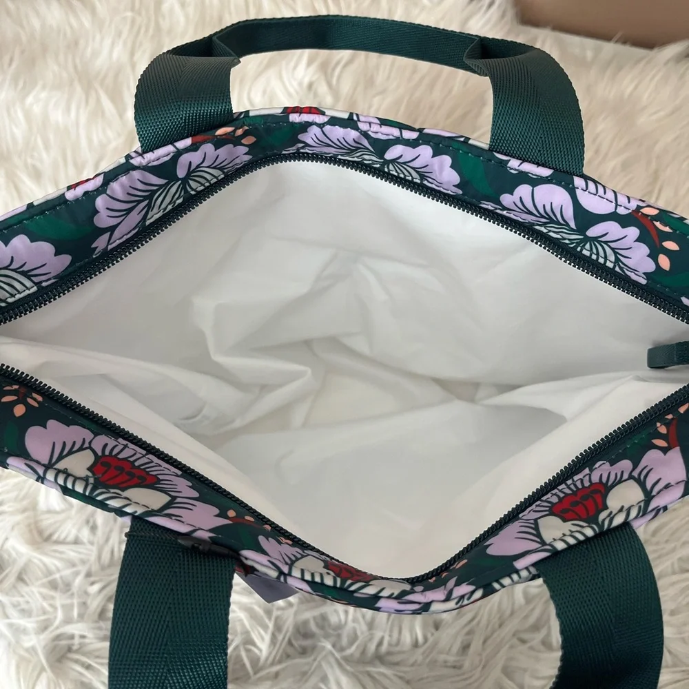 {Vera Bradley} Essential Large Backpack, Lunch Tote, & Tumbler in Lotus Sea Moss